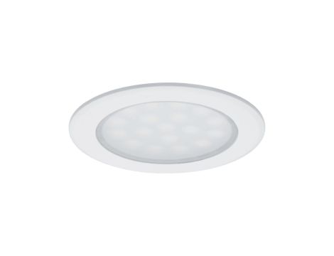 Oprawa meblowa wpuszczana punktowa LED 2x2.5W 2x180lm 65mm 3000K 230/12V biały matowy / aluminium / tworzywo sztuczne - 2