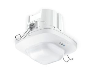 Czujnik obecności  i zmierzchu Steinel IR Quattro HD 24m DALI plus z łapkami podtynkowy IP20 kwadrat biały - image 2
