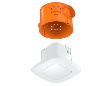 Czujnik obecności i zmierzchu Steinel IR Quattro SLIM XS DALI-2 IPD podtynkowy IP20 kwadrat biały - 2