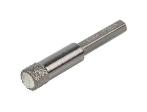 Wiertło diamentowe do płytek 14 mm Wolfcraft, z parafiną