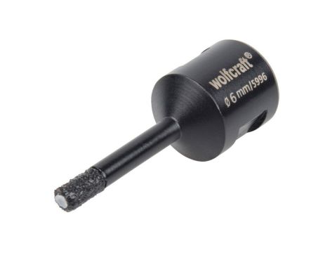 Otwornica diamentowa do płytek 6 mm Wolfcraft Ceramic/M14, super szybka
