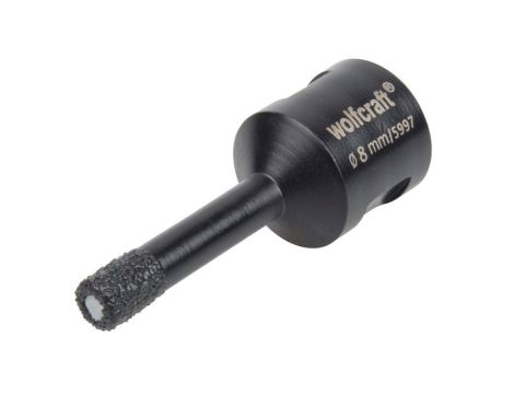Otwornica diamentowa do płytek 8 mm Wolfcraft Ceramic/M14, super szybka