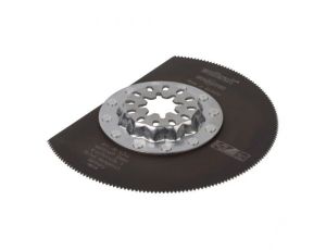 Brzeszczot segmentowy HSS, SL Wolfcraft, O 85mm. Idealny do prac w narożnikach i przy krawędziach, np. do wycinania  okien, Starlock