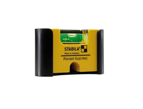 Poziomica Stabila Pocket Electric 6,7 cm, z klipsem na pasek