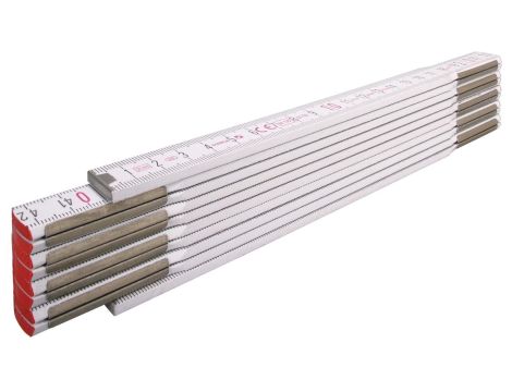 Miara składana 2m STABILA 1607 biała