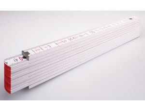 Miara składana 2m STABILA 1707 buk, biała