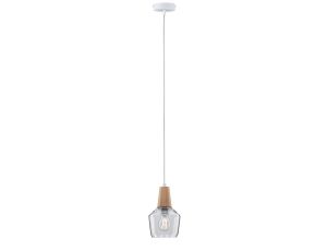 Lampa wisząca Neordic Ylvie max.1x20W E27 230V szkło / drewno - image 2