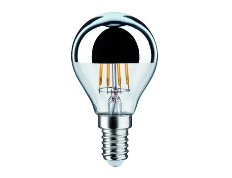 Źródło światła LED Kropla zwierciadło 4,8W 230V 400lm E14 2700K Srebrny ściemniany - 2