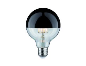 Źródło światła LED G95 zwierciadło 6W 230V 520lm E27 2700K Czarny Chrom ściemniany