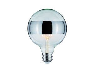 Źródło światła LED G125 zwierciadło pierścień 6W 230V 520lm E27 2700K Srebrny ściemniany
