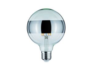 Źródło światła LED G125 zwierciadło pierścień 6W 230V 520lm E27 2700K Srebrny ściemniany - image 2