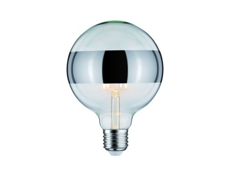 Źródło światła LED G125 zwierciadło pierścień 6W 230V 520lm E27 2700K Srebrny ściemniany