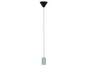 Lampa wisząca Neordic Jano max. 1x20W E27 230V szary / czarny / beton / tworzywo sztuczne