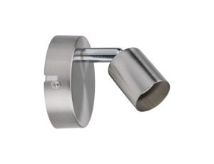 Oprawa ścienno-sufitowa CAROLINA GU10 max. 1x10W 230V nikiel mat / metal