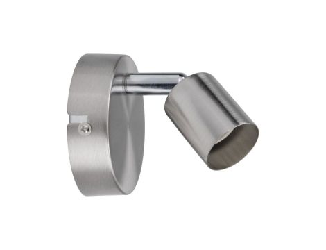 Oprawa ścienno-sufitowa CAROLINA GU10 max. 1x10W 230V nikiel mat / metal