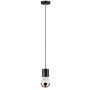 Lampa wisząca  Neordic Nordin max.60W E27 230V czarny / marmur / miedziany matowy - 3