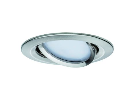 Oprawa do wbudowania NOVA PLUS COIN LED DIM SH Zigbee wychylna zestaw 3x7W 470lm 51mm  2700K 230V żelazo szczotkowane - 3
