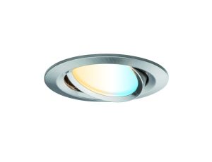 Oprawa do wbudowania NOVA PLUS COIN LED SH Zigbee wychylna 6W 470lm 84mm 2700-6500K IP23 230V szczotkowane żelazo