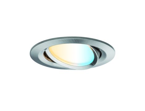 Oprawa do wbudowania NOVA PLUS COIN LED SH Zigbee wychylna 6W 470lm 84mm 2700-6500K IP23 230V szczotkowane żelazo