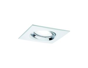 Oprawa do wbudowania NOVA PLUS LED DIM wychylna GU10 6W 470lm 93X93mm 4000K IP65 230V biały mat / chrom