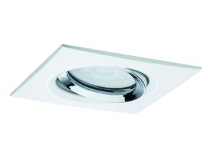 Oprawa do wbudowania NOVA PLUS LED DIM wychylna GU10 6W 470lm 93X93mm 4000K IP65 230V biały mat / chrom - image 2