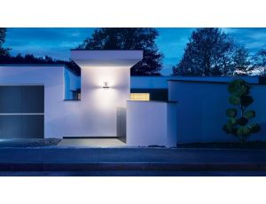 Lampa elewacyjna z czujnikiem ruchu i zmierzchu Steinel L 820 SC LED iHF Bluetooth Mesh Connect 9,8W 3000K 679lm IP44 IK03 230V antracyt / aluminium - image 2