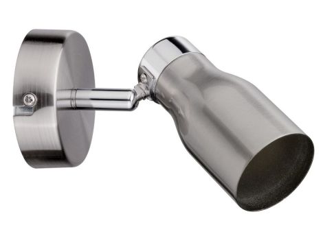 Oprawa ścienno-sufitowa MELI GU10 max. 1x10W 230V nikiel mat / metal