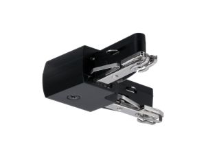 Łącznik szynowy L URail system 230V czarny matowy / tworzywo sztuczne