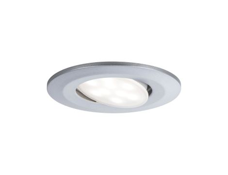 Zestaw opraw do wbudowania CALLA LED DIM 10X5.2W 460lm okrągła wychylna 4000K IP65 230V chrom matowy - 2
