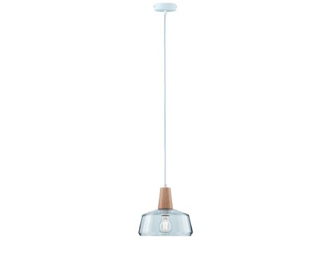 Lampa wisząca Neordic Yva max.1x20W E27 230V szkło / drewno