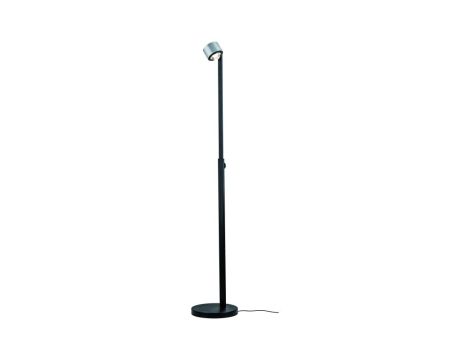 Lampa podłogowa ALDAN LED DIM 15,5W 1100-1570mm 2700K 230V czarny / szczotkowane aluminium