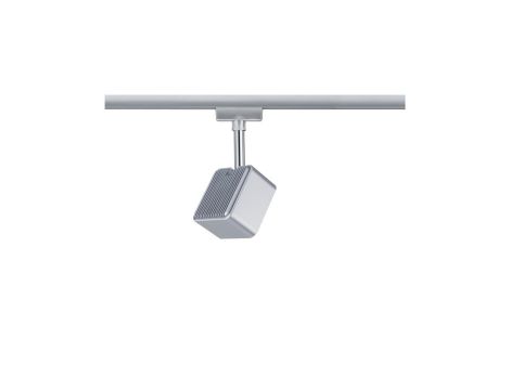 URail System Spot Cube 1x8W ściemniana Chrom 230V Metal/Tworzywo sztuczne - 2