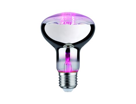 Źródło światła prowzrostowe LED Plant R80 E27 6,5W 1300K 200lm 230V srebrny / szkło