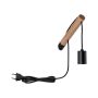 Oprawa ścienna KIAN max. 1x40W E27 230V drewno/czarny drewno/metal - 2