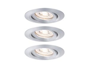 Zestaw Oprawa wbudowana NovaPico Plus Coin Easy ściemniana ruchoma 3x3W 2700K 230V Aluminium