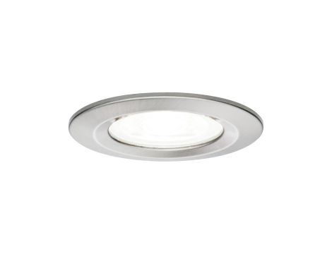 Oprawa do wbudowania NOVA LED stała GU10 6,5W 470lm 78mm 4000K 230V szczotkowane żelazo
