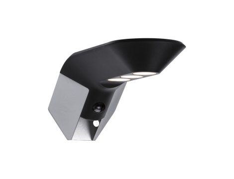 Oprawa elewacyjna SOLEY LED solar SH Zigbee 3000K 42lm czujnik ruchu+ zmierzchu IP44 antracyt