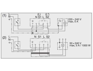 Czujnik ruchu i obecności, zmierzchu  Steinel ISD360 ECO 1000W  ze stykiem bezpotencjałowym podtynkowy z łapkami IP20 okrągły biały - image 2