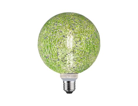 Źródło światła LED G125 Mosaic 5W 470lm Zielony Ściemnialne E27 2700K 230V