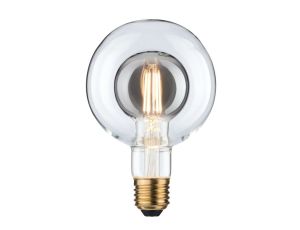 Źródło światła LED Inner Shape G95 270 lm E27 4W 2700K Ściemnialne Przeźroczysty/ Szkło przydymione