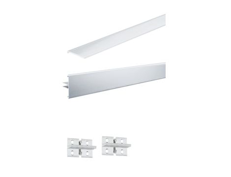 Profil Duo do taśm LED zestaw 200cm 3 klipsy + dyfuzor