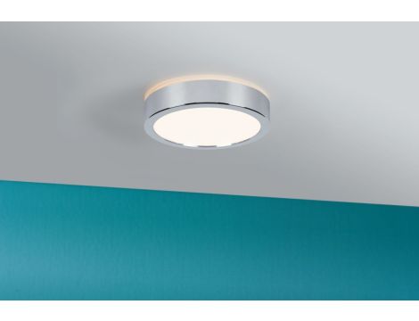 Plafoniera AVIAR LED DIM 13W 950lm okrągła 220mm 3000K IP44 230V chrom /  tworzywo sztuczne