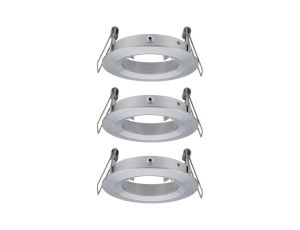 Zestaw opraw do wbudowania stała Choose max.3x10W ściemnialna 78mm IP44 230V toczone aluminium/ aluminium