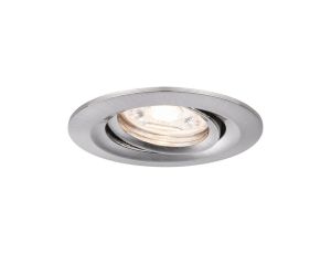 Oprawa do wbudowania NOVA COIN LED Mini wychylna 4W 310lm 65mm 2700K IP23 230V szczotkowane żelazo