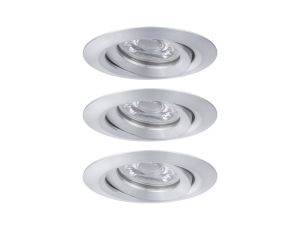 Oprawa do wbudowania NOVA COIN LED Mini wychylna zestaw 3x4W 310lm 65mm 2700K IP23 230V aluminium mat - image 2