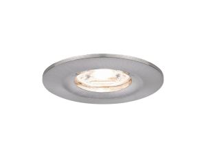 Oprawa do wbudowania NOVA COIN LED Mini stała 4W 310lm 65mm 2700K IP44 230V szczotkowane żelazo