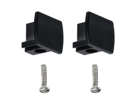 Zaślepka końcowa do szynoprzewodu URail 2 szt. czarny matowy / tworzywo sztuczne - 2