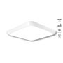 Plafoniera QUADLIGHT LED 18W kwadrat 250X250 1394lm IP20 4000K czujnik ruchu i zmierzchu 230V biały / tworzywo sztuczne - 3