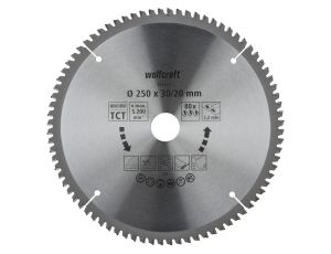 Piła tarczowa do ukośnic 250x30/20x3,2 mm HM Wolfcraft