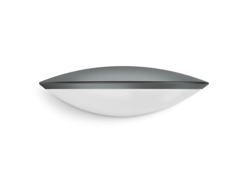 Lampa elewacyjna z czujnikiem ruchu i zmierzchu Steinel L 825 SC LED iHF Bluetooth Mesh Connect 9,7W 3000K 707lm IP44 IK03 230V antracyt / aluminium